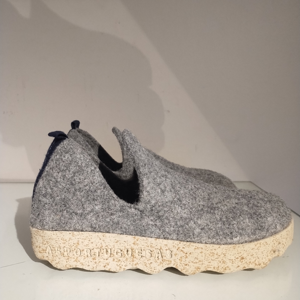 Asportuguesas City Wool Slippers Concrete colorway